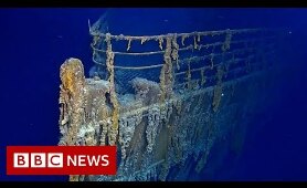 Sub dive reveals Titanic decay - BBC News
