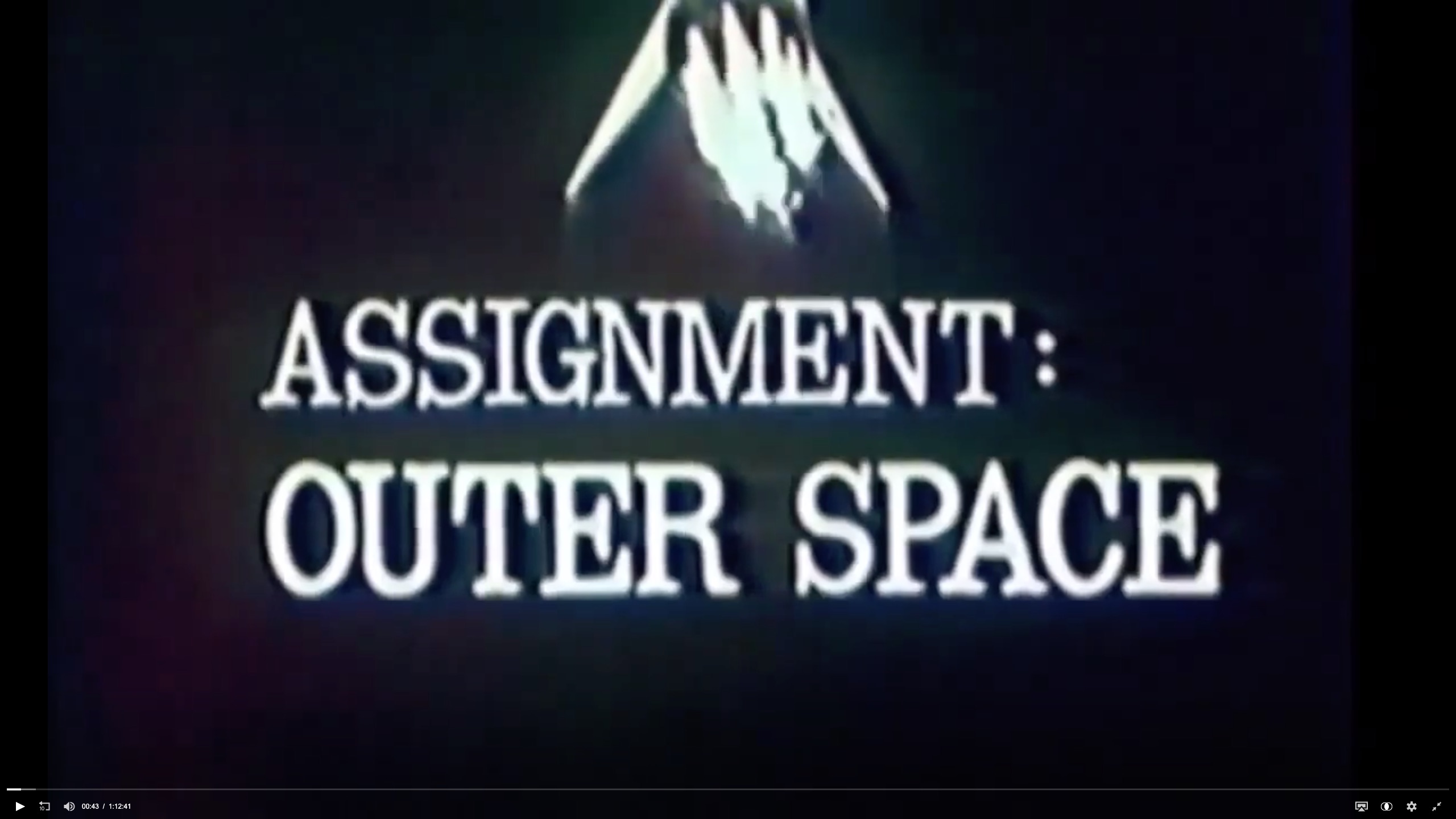 Assignment Outer Space 1960 by Doctor S Strange