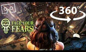 360° Face Your Fears VR | Fear of Heights / Falling | UFO Alien Robot | Oculus