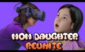 WATCH Mother Reunite With Her Deceased Daughter in VR | Korean Virtual Reality Dead  Daughter VR