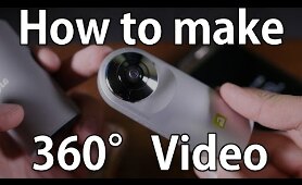 How to make 360 degree video for YouTube using LG 360 - Complete!