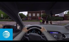 360 It Can Wait Driving Simulation | It Can Wait | AT&T