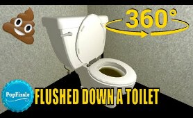 360 video | VR | Flushed down a toilet version 2 #360video