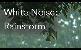 Rainstorm Sounds for Relaxing, Focus or Deep Sleep | Nature White Noise | 8 Hour Video